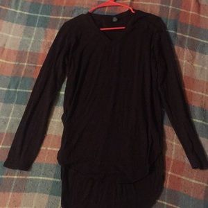 Long sleeve plum colored shirt